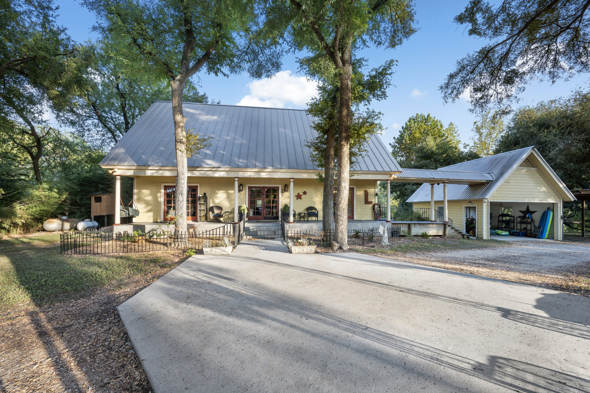 Featured listing exterior used as the hero image of a single-property marketing landing page