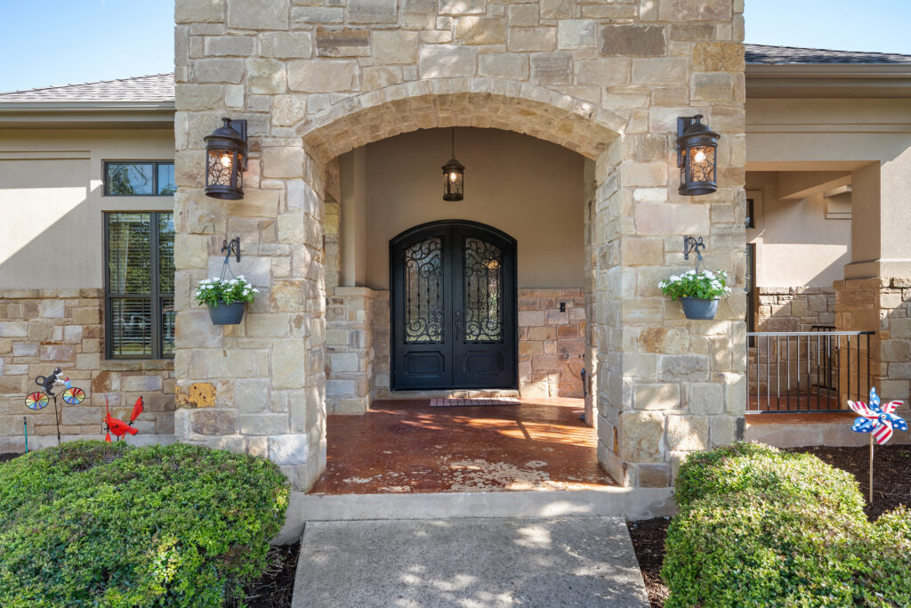 Luxury entryway in a Georgetown home photographed by ATXPhotoDude, a professional real estate photographer specializing in high-end listing photography.